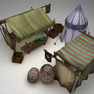 3d model medieval blacksmith