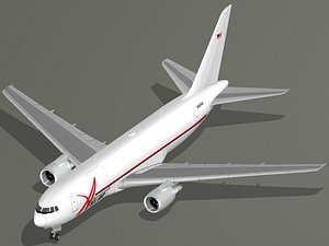 freighter aircraft boeing 767-200f 3D model