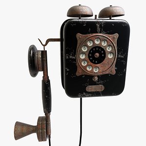 3ds vintage wall phone