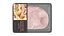 Ham Prosciutto Cotto sliced in packaging