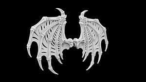 3D model Dragon Bone Wings 3D Print Model