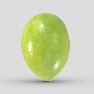3D model Fruit Olive Low Poly