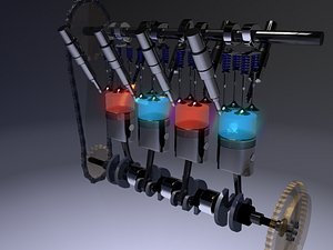 Internal-combustion engine Engine Inline Four-Cylinder