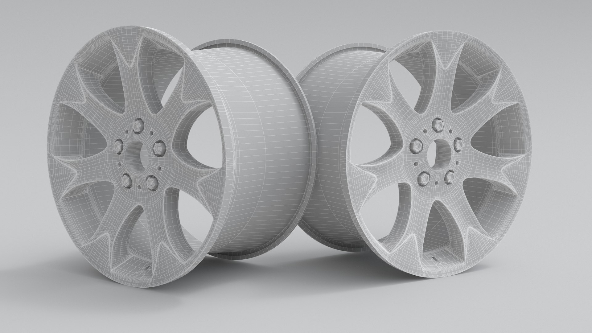 3d model car rim sport