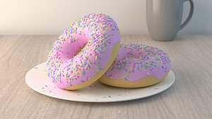 donut icings sprinkles 3ds