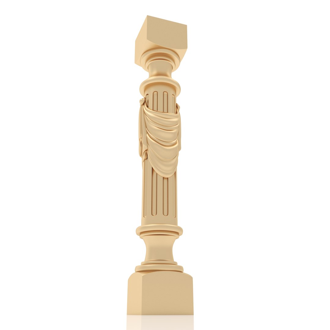 3D Architectural Column Decor - TurboSquid 1165653