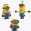 Minions Rigged Collection for Maya