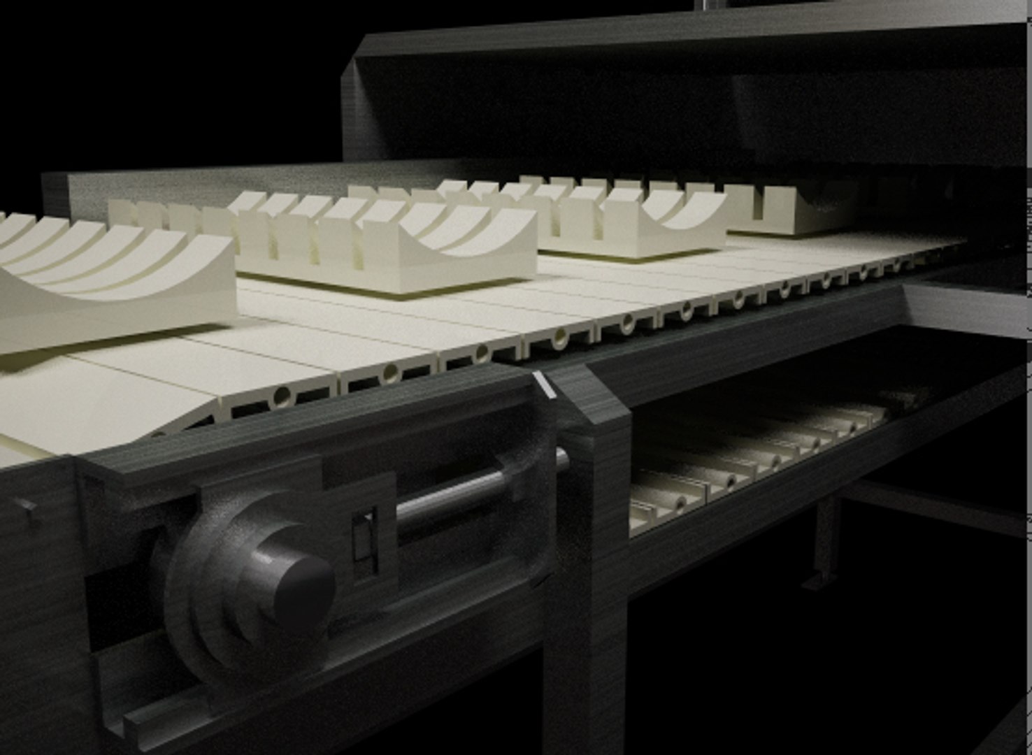 Segmenter Conveyor Machine C4d