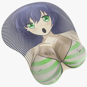 sexy mouse pad wristrest 3D model