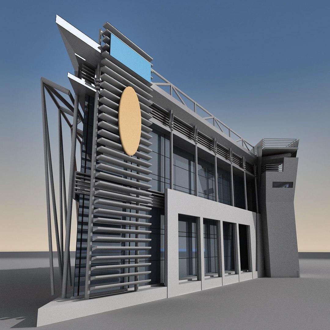 Modern Building 3d Max