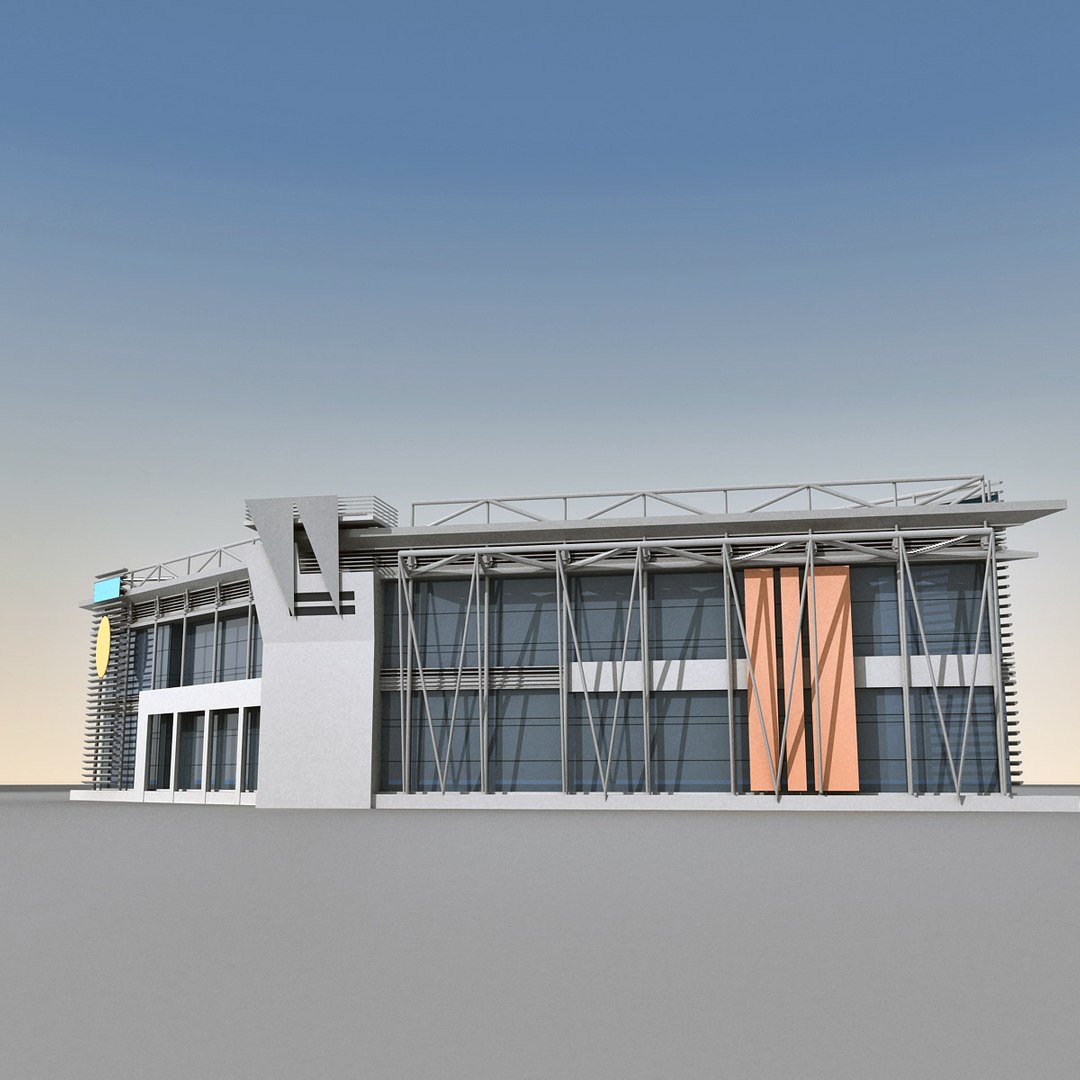 Modern Building 3d Max