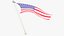 3D American Flags and Map Collection V2 model