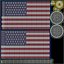 3D American Flags and Map Collection V2 model