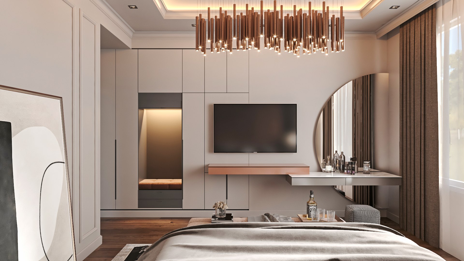 3D Bedroom Interior Design 3d Scene 3D Model - TurboSquid 2047878