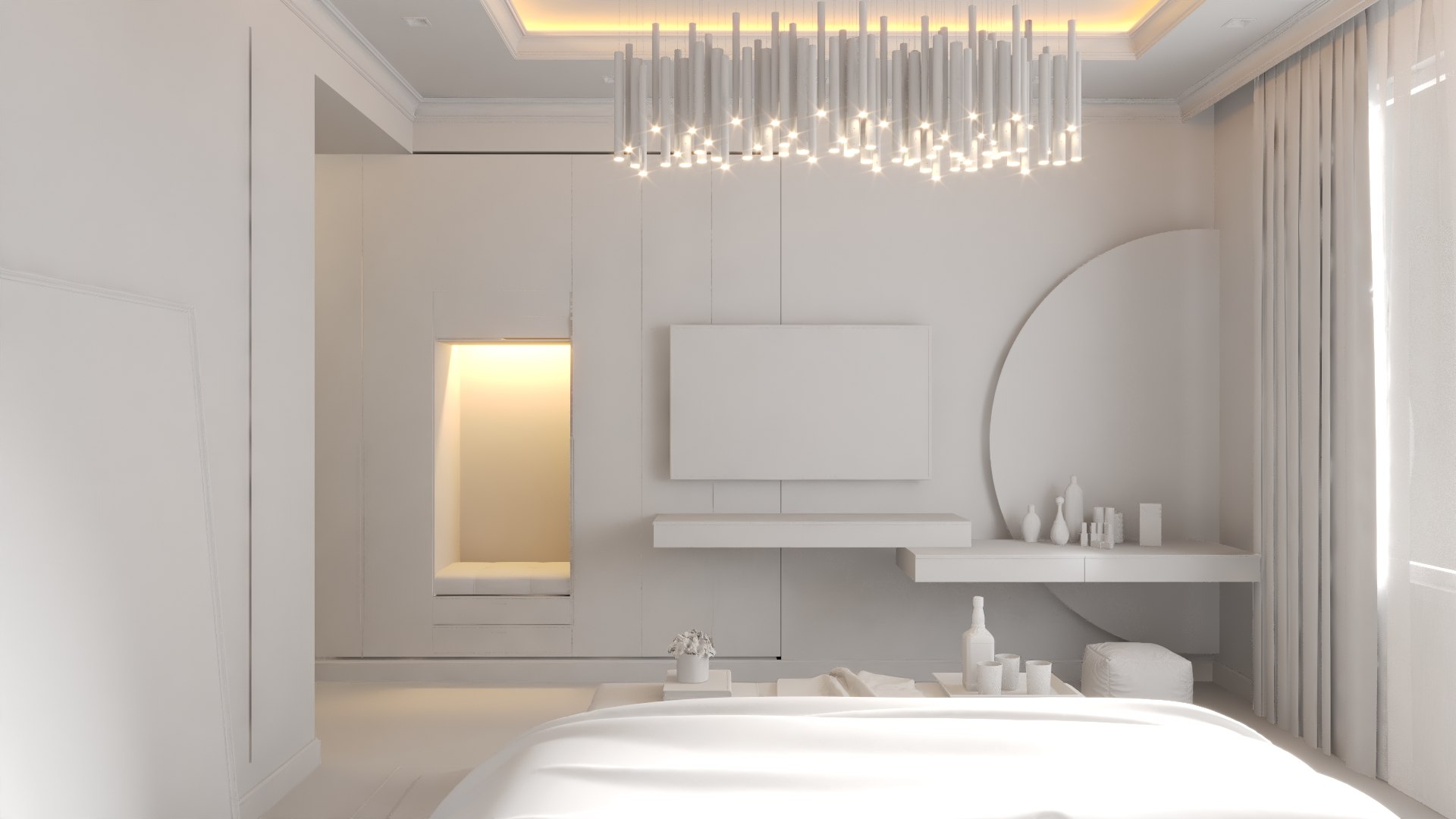 3D Bedroom Interior Design 3d Scene 3D Model - TurboSquid 2047878