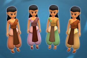 Stylized NPC - Desert People Vashria