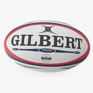 3D Gilbert Photon Rugby Match Ball