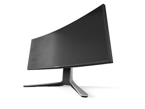 AlienWare AW3821DW Low-poly 3D model 3D model