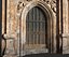 low-poly medieval door 3D model
