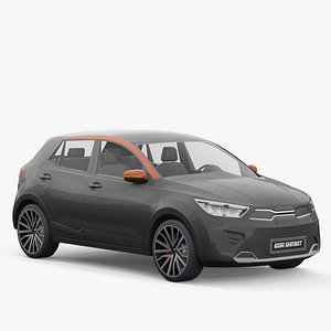 3D model Kia Stonic 2021 lowpoly