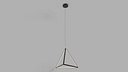 Modern Geometric Triangle Pyramid Pendant Light