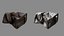 Barattolo di vernice schiacciato rettangolare 06