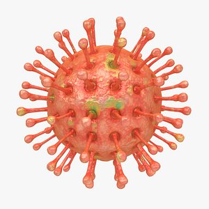 HIV Virus (Orange)