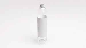 Plastic Water Bottle 3D