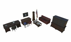 3D Office Props Pack 3 model