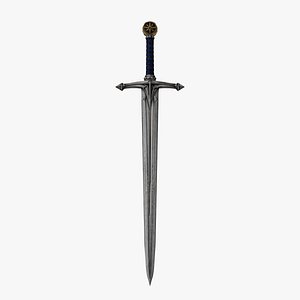 Low Poly Sword 3 model