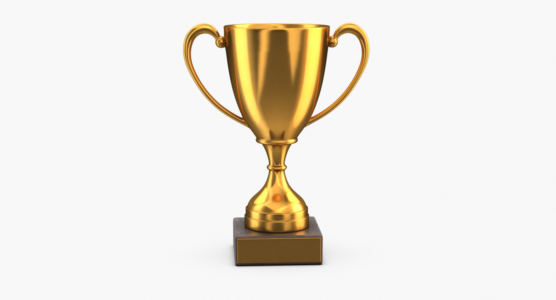 3D gold trophy 2 - TurboSquid 1415481