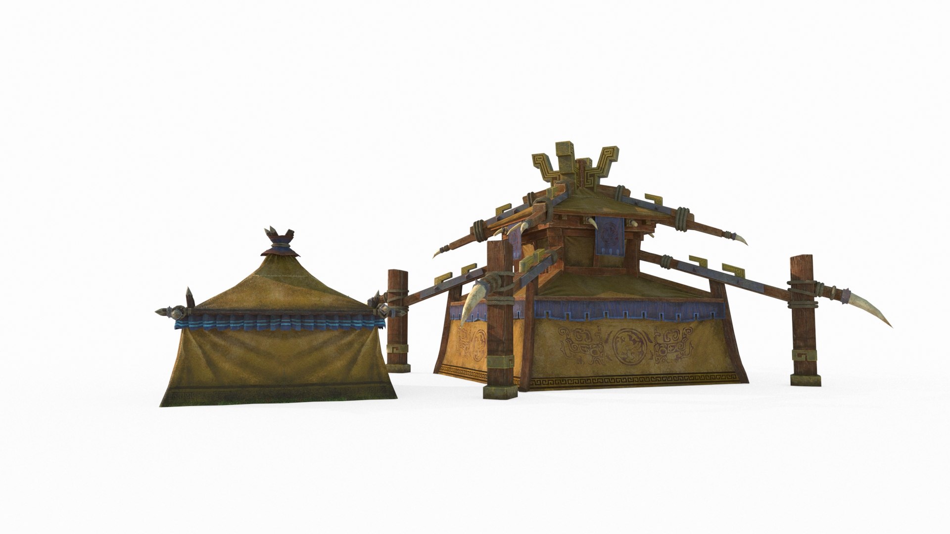 3D model Ancient barbarian tents https://p.turbosquid.com/ts-thumb/2m/s0RJ3a/De/ca5/jpg/1701398211/1920x1080/fit_q87/d57cac4aa1ea9c05a331ff73e3b42ec5fd31d6c2/ca5.jpg