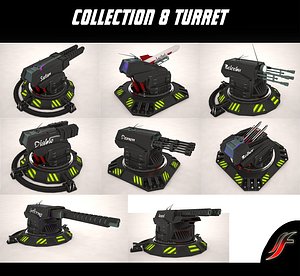 3d 8 turret model