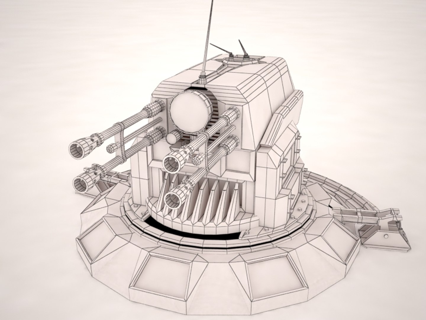 3d 8 turret model