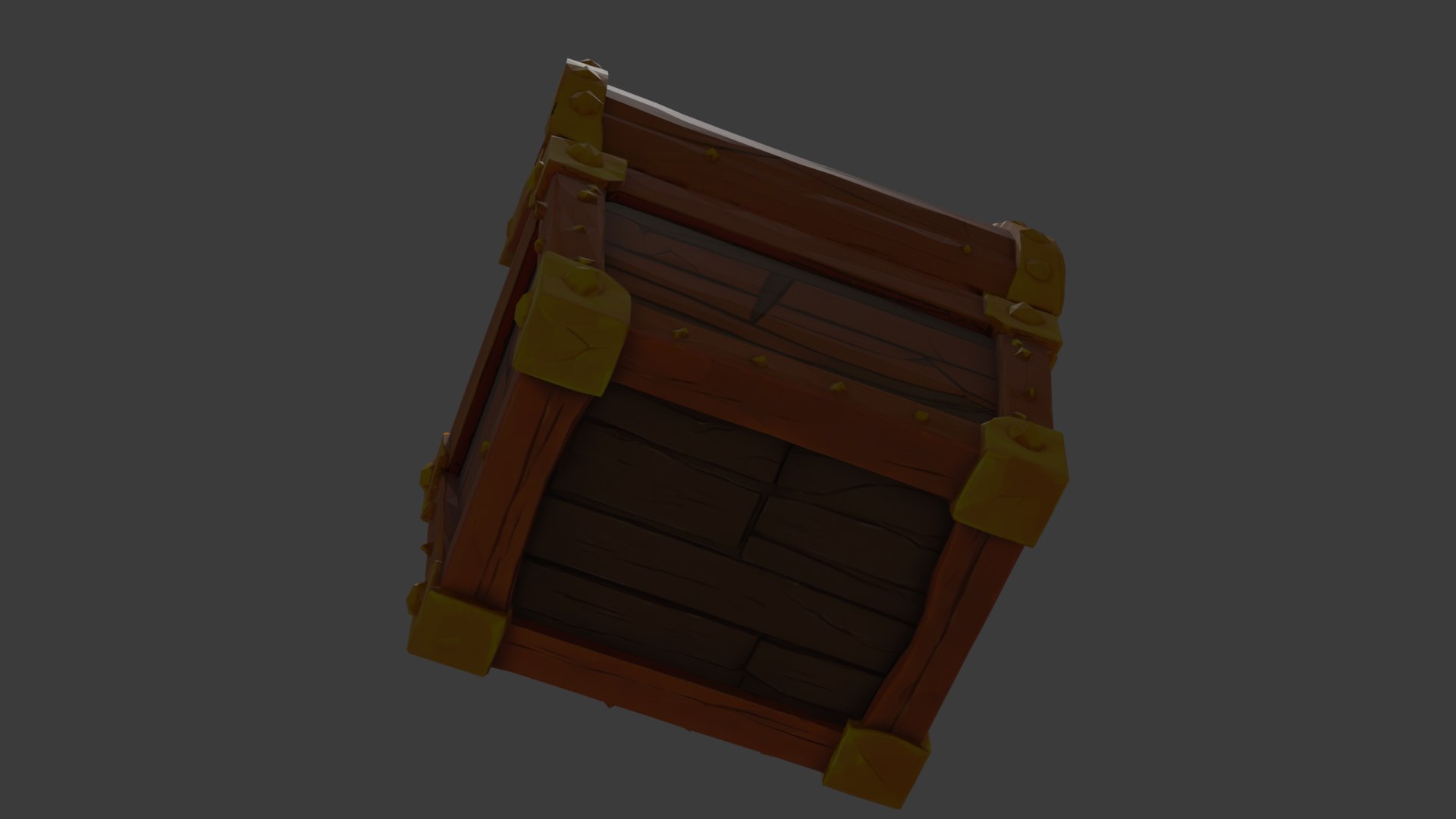 Low Poly Treasure Chest - Game Ready And Printable Low-poly 3D Model 3D ...