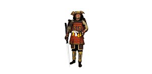 3D samura bujinkan model