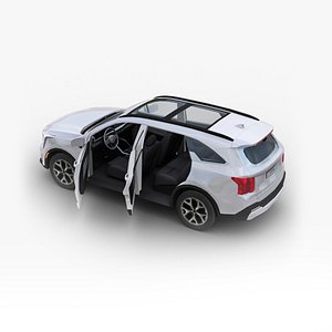 3D Kia Sorento 2024 model