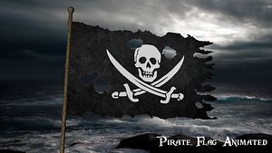 Pirate Flag Animated