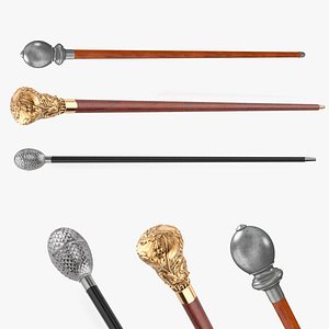 Vintage Handle Canes Collection model