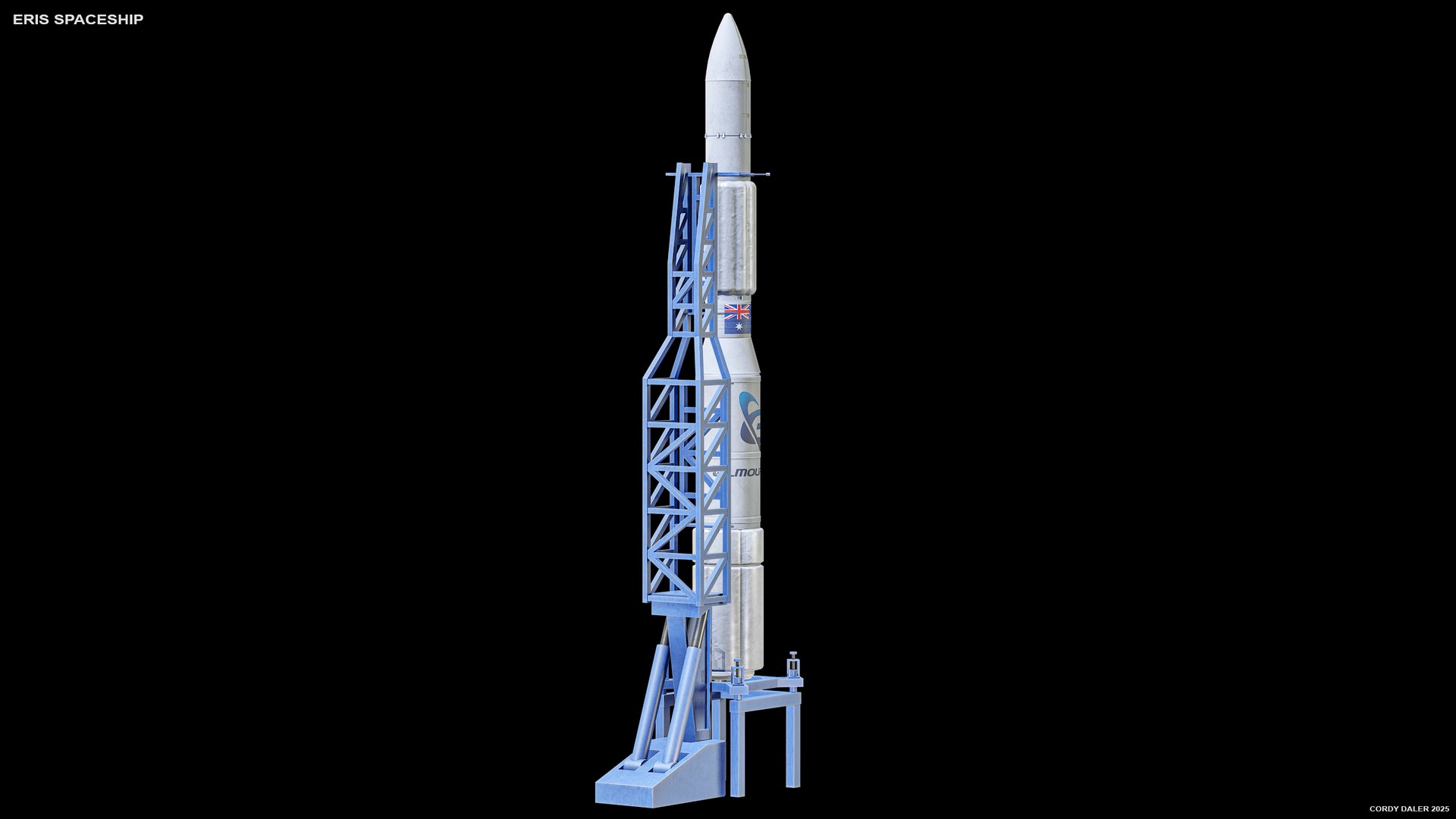 3D Eris-1 Space Rocket With Launchpad PBR https://p.turbosquid.com/ts-thumb/2n/AVyUp3/mM/r_0002/png/1752071749/1920x1080/fit_q87/7ed5bd4ee572d5c5e158f135ad9c8ff472a4c4c7/r_0002.jpg