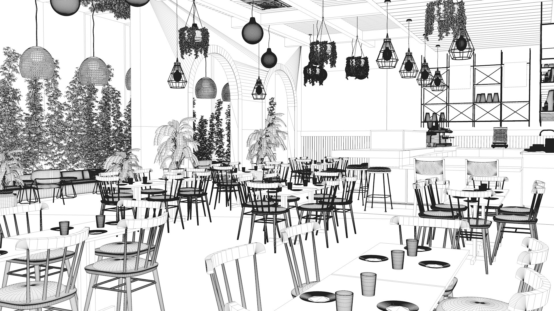 commercial restaurant coffeeshop interior design 3D model https://p.turbosquid.com/ts-thumb/2n/FczsrO/45/wireframe/jpg/1633431118/1920x1080/fit_q87/74b613ec9b08d9fa6424b2e9c73c7a6a9ae047f6/wireframe.jpg