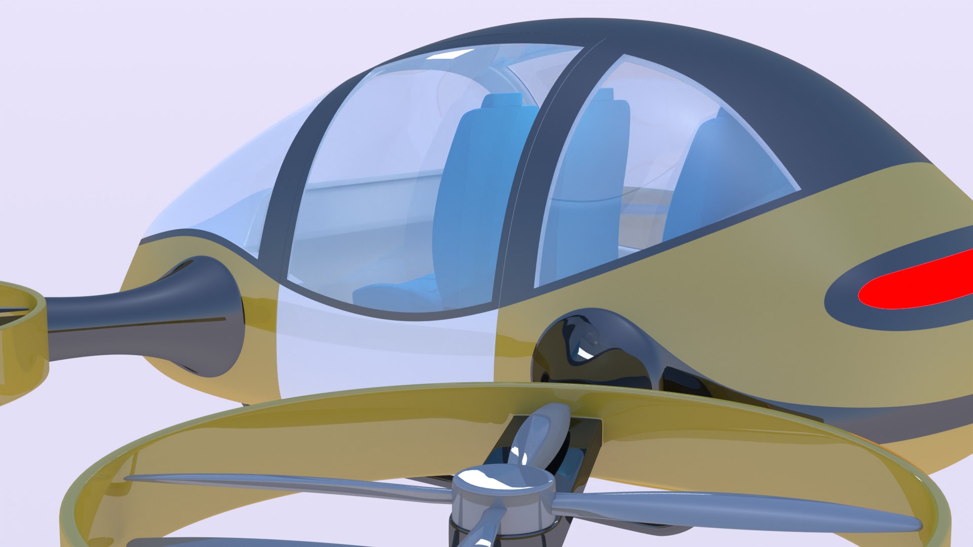 3D Passenger Drone Concept 8 Model - TurboSquid 2077691
