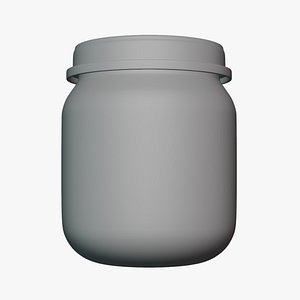 Basic Baby Food Jar - Geometry Only No Textures No Materials