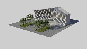 Lowpoly shopping mall