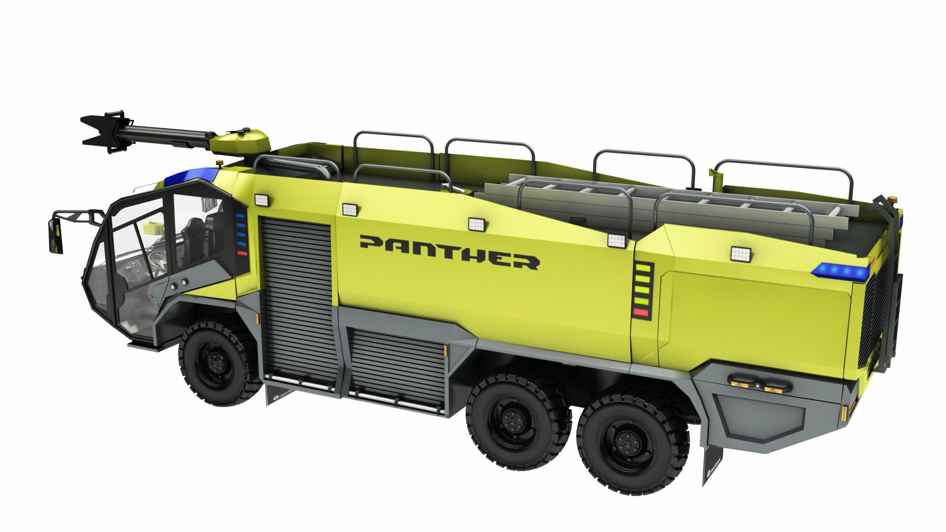 3D Rosenbauer Panther 6x6 S Model - TurboSquid 1483129