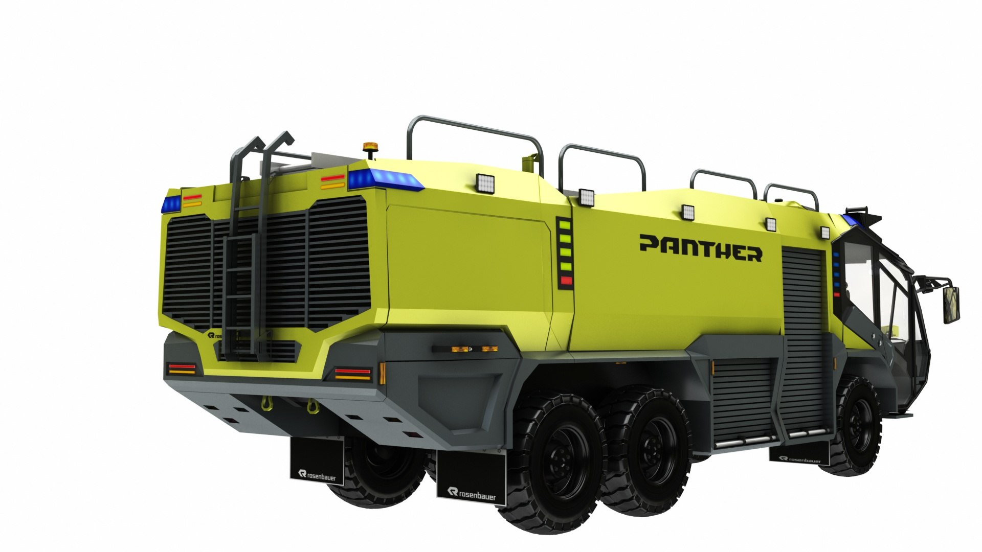 3D Rosenbauer Panther 6x6 S Model - TurboSquid 1483129