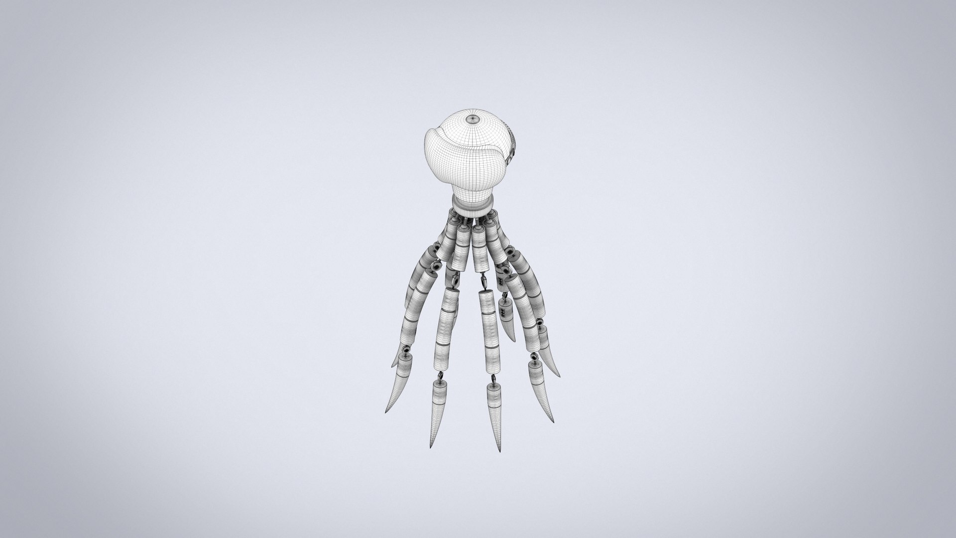 Octopus sci-fi model - TurboSquid 2088266