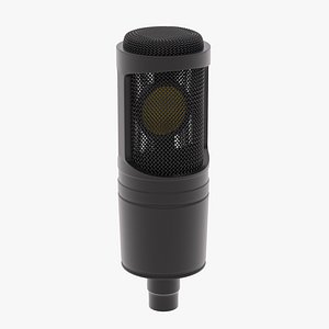 3D Audio Technica Microphone model