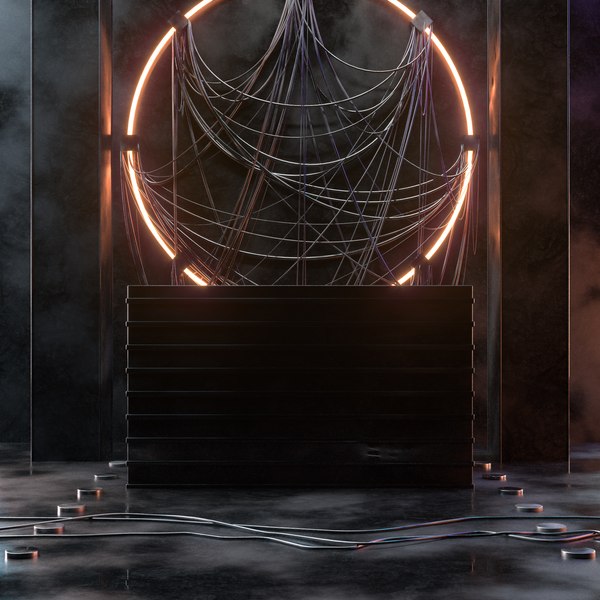 Gothic Dark Tech Environment3Dモデル - TurboSquid 2039295
