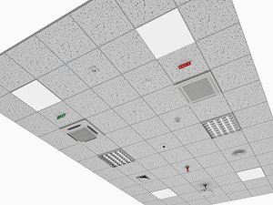 3D Modular Ceiling Collection 3D model